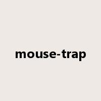 mouse-trap是什么意思