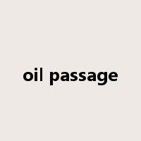 oil passage是什么意思