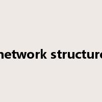 network structure是什么意思