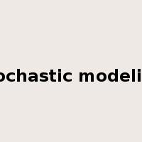 stochastic modeling是什么意思
