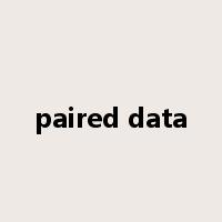 paired data是什么意思