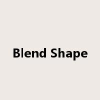 Blend Shape是什么意思