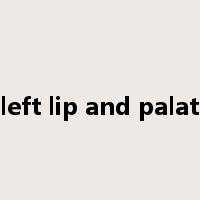 cleft lip and palate是什么意思