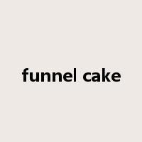 funnel cake是什么意思