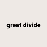 great divide是什么意思
