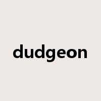 dudgeon是什么意思