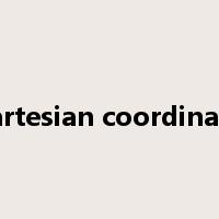 cartesian coordinate是什么意思