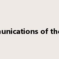 Communications of the ACM是什么意思