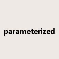 parameterized是什么意思
