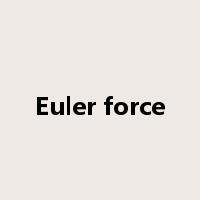 Euler force是什么意思