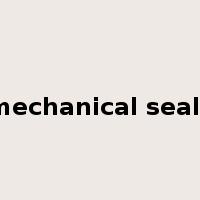 mechanical seals是什么意思
