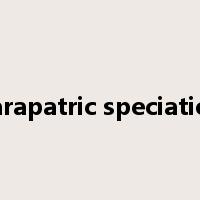 parapatric speciation是什么意思