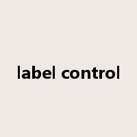 label control是什么意思