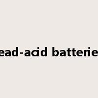 lead-acid batteries是什么意思