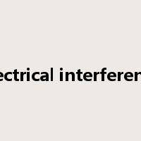 electrical interference是什么意思