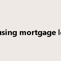 housing mortgage loan是什么意思
