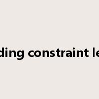 decoding constraint length是什么意思