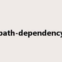 path-dependency是什么意思