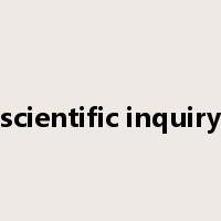 scientific inquiry是什么意思