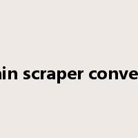 chain scraper conveyor是什么意思