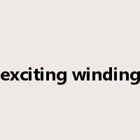 exciting winding是什么意思