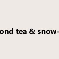 almond tea & snow-egg是什么意思