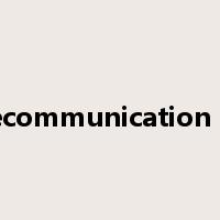 telecommunication line是什么意思