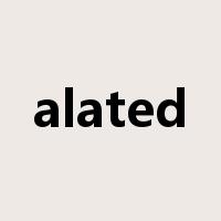 alated是什么意思