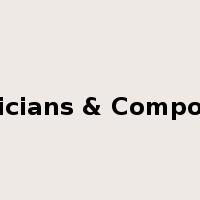 Musicians & Composers是什么意思