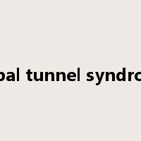 carpal tunnel syndrome是什么意思