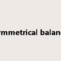 symmetrical balance是什么意思