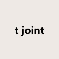 t joint是什么意思