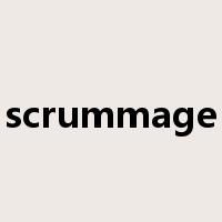 scrummage是什么意思