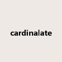 cardinalate是什么意思