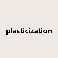 plasticization是什么意思