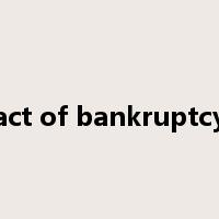 act of bankruptcy是什么意思