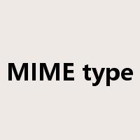MIME type是什么意思