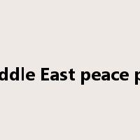 the Middle East peace process是什么意思