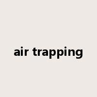 air trapping是什么意思