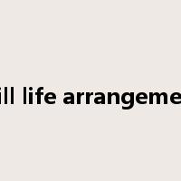 still life arrangement是什么意思
