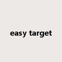 easy target是什么意思