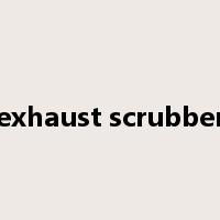 exhaust scrubber是什么意思