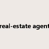 real-estate agent是什么意思
