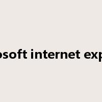 microsoft internet explorer是什么意思