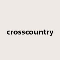 crosscountry是什么意思