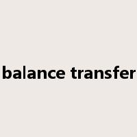 balance transfer是什么意思