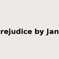 Pride &Prejudice by Jane Austen是什么意思