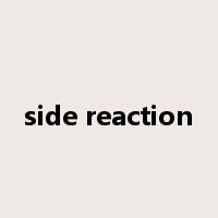 side reaction是什么意思