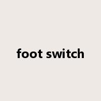 foot switch是什么意思
