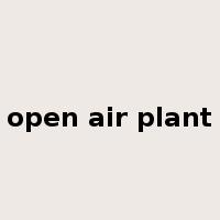 open air plant是什么意思
